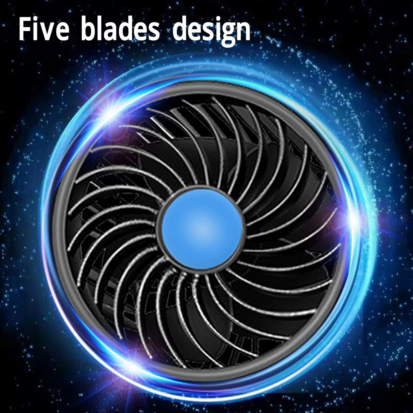 Car Cooling Fan Dual Head Fan Double Head Car Fan 12V Dashboard Fans 360 Degree Rotatable Seat Fans for Car SUVs RV Car Seat Fan